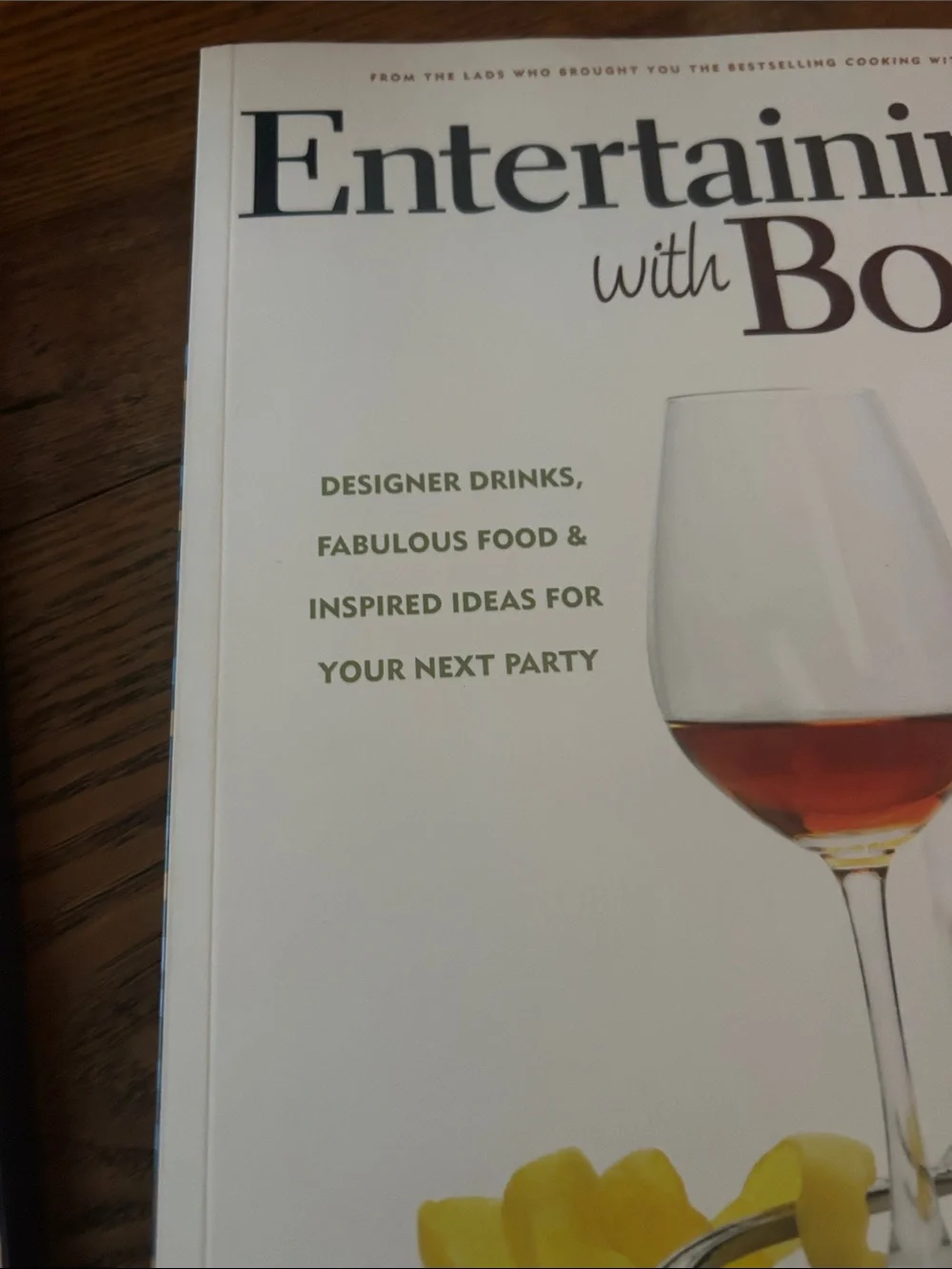 Cooking with Booze / Entertaining with Booze - Cookbook Duo